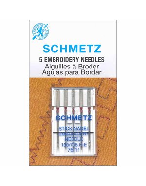 Schmetz Schmetz #1745 embroidery needles carded - 75/11 - 5 count