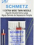 Schmetz Aiguille double extra large Schmetz #1776 - 100/16 - 6.0mm - 1 unité