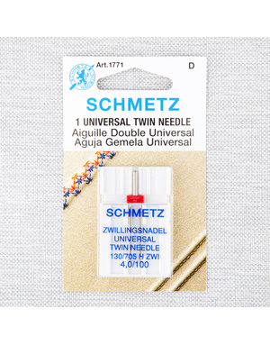 Schmetz Schmetz #1771 twin needle carded - 100/16 - 4.0mm - 1 count