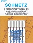 Schmetz Aiguilles Schmetz à Broder Assorties 75/11 à 90/14