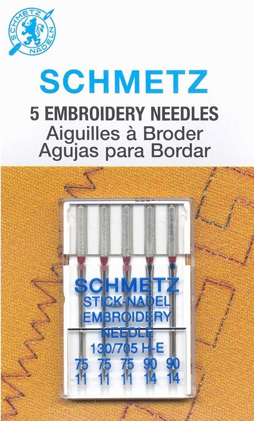 Aiguilles Schmetz Broderie 75