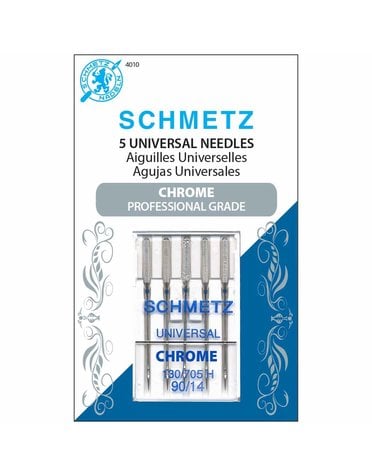 Schmetz Schmetz #4010 chrome universal - 90/14 - 5 count