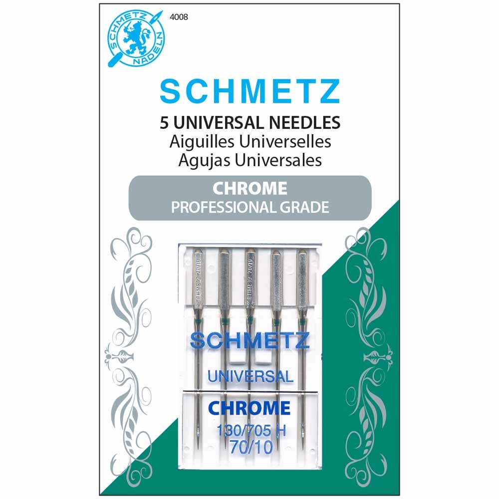 Schmetz Aiguilles Schmetz #4008 Chrome Universelles 70/10 - 5 unités