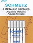 Schmetz aiguilles à fil métallique Schmetz #1743 - 80/12 - 5 unités