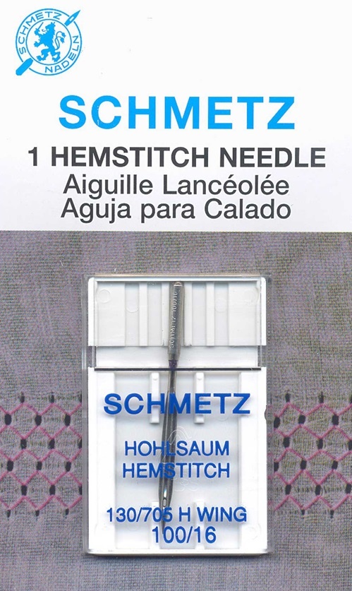 Schmetz Schmetz #1772 hemstitch needles carded - 100/16 - 1 count