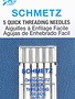Schmetz Aiguilles Schmetz à enfilage facile 80/12