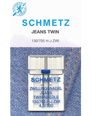 Schmetz Aiguilles doubles à denim Schmetz #1738 - 100/16 4mm - 1 unité