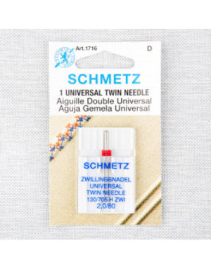 Schmetz Aiguilles Schmetz Double Universelle 80/12, 2 mm