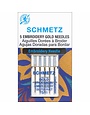 Schmetz Schmetz #1824 gold titanium embroidery needles carded - 75/11 - 5 count