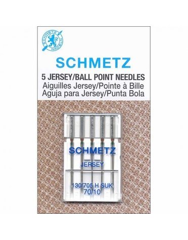 Schmetz Schmetz #1725 Jersey ball point needles - 70/10 - 5 count