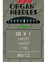 Organ Organ needles DBx1 - 80/12