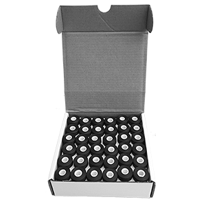 Isabob Canettes de fil noir isabob 125vg boite de 144 unités