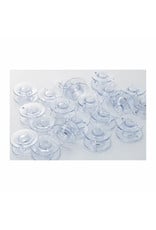 Brother Clear plastic standard bobbins - 10-pack, 9.4 Size