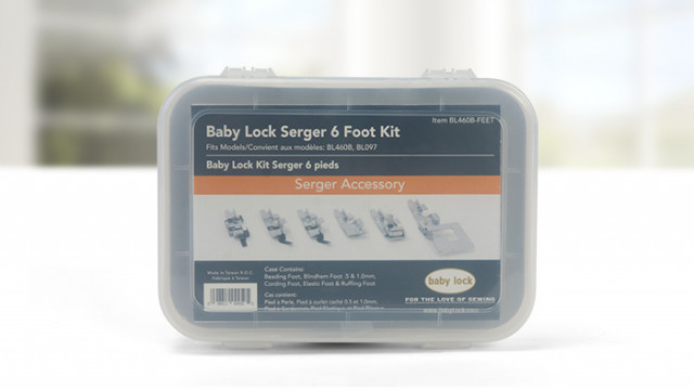 Baby Lock Babylock serger 6 foot kit, Vibrant
