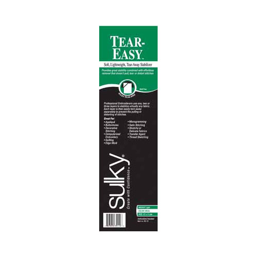 Sulky Sulky tear-easy - white - 30.5cm x 10m (12″ x 11yd) roll