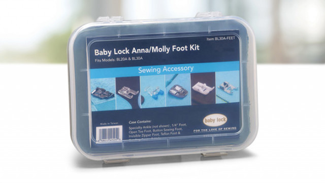 Baby Lock Baby Lock Anna Molly foot kit - 6 pieces