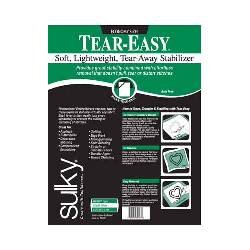 Sulky Sulky tear-easy - white - 50cm x 2.75m (20″ x 3yd) pkg