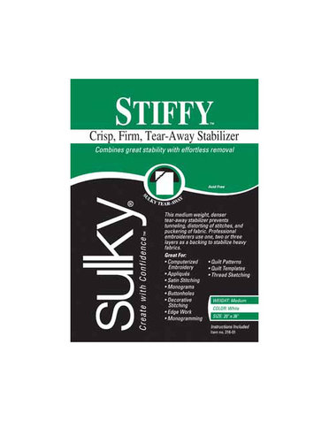 Sulky Paquet Sulky stiffy tear-away - 50 x 91cm (20po x 36po)