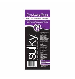 Sulky SULKY Cut-AwayPlus - White - 20cm x 7.3m (8″ x 8yd) roll