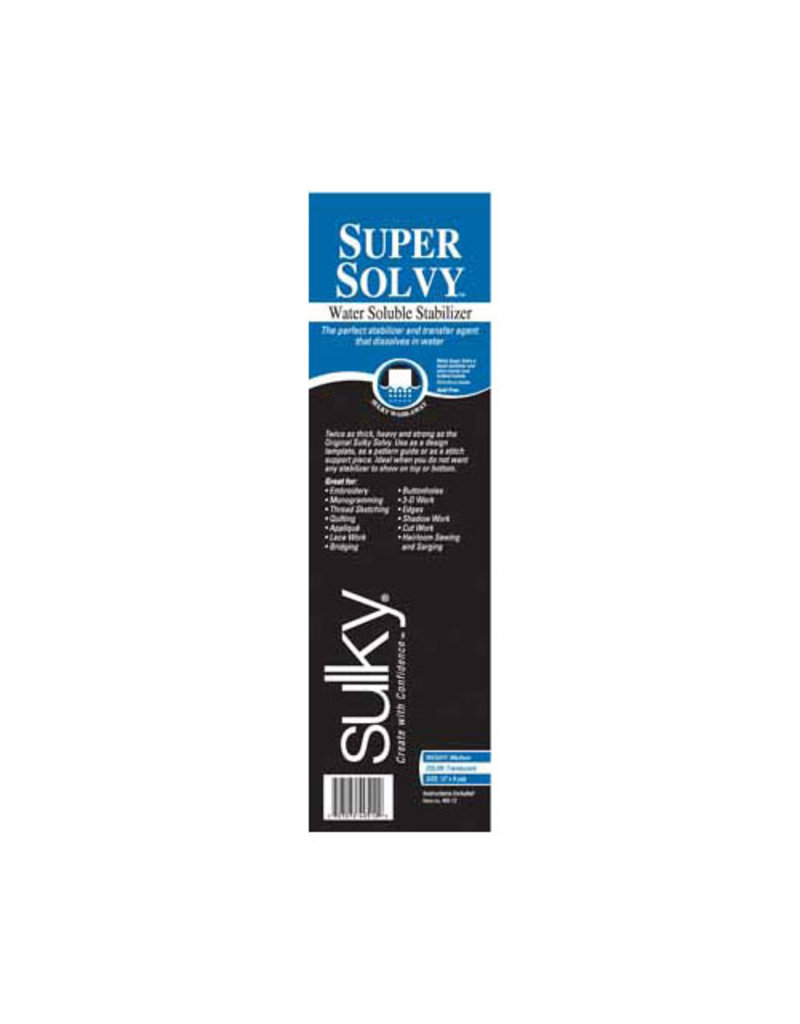 Sulky Stabilizer Super Solvy - 12" x 9 yd