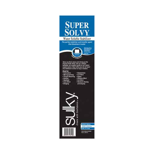 Sulky Sulky super solvy - white - 30.5cm x 8.25m (12″ x 9yd) roll