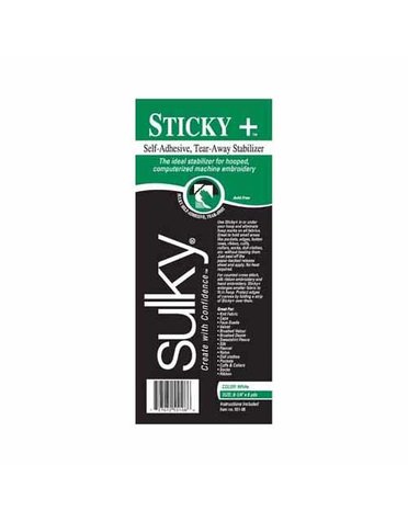 Sulky Sulky sticky + tear-away - white - 20cm x 5.5m (8″ x 6yd) roll