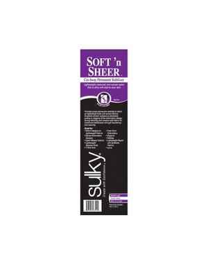 Sulky Sulky cut-away soft 'n sheer - white - 30.5cm x 10m (12″ x 11yd) roll