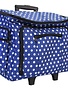 Vivace Valise Vivace - à pois bleu - 52 x 37 x 23cm