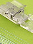 Baby Lock Babylock pied transparent cover 8 fils