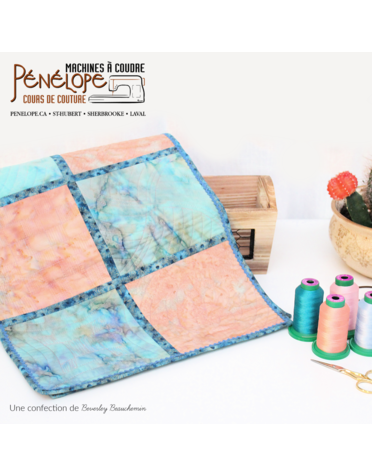 Pénélope Quilting with rulers workshop 1