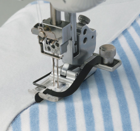 Janome Pied Coverstitch Elna-Janome Guide Centre 3 aiguilles