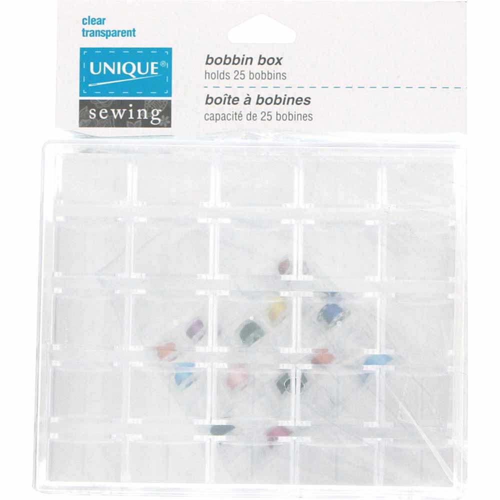 Unique Unique Sewing bobbin box - holds 25 bobbins