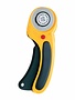Olfa Olfa RTY-2/DX - couteau rotatif à poignée ergonomique deluxe de 45mm