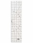 Olfa Olfa QR-6x24 - 6″ x 24″ frosted acrylic ruler