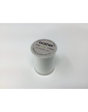 Brother Brother Bobbin thread #60 white 1100m