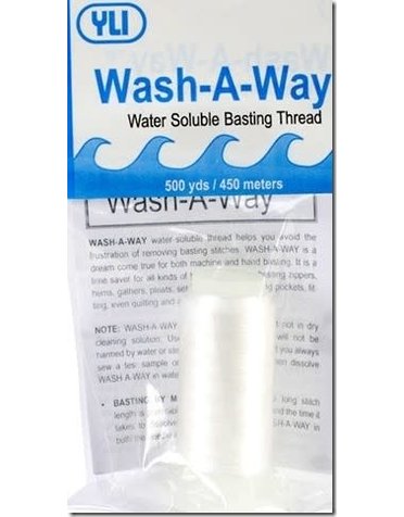 Discontinué Wash-A-Way Water Soluble Basting Thread, 450 Meters (500 Yds)