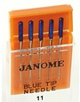 Janome Aiguilles Janome type bleu/blue tip 75/11