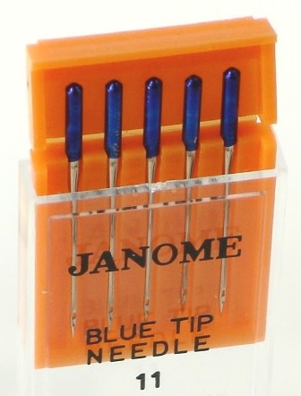 Janome Aiguilles Janome type bleu/blue tip 75/11