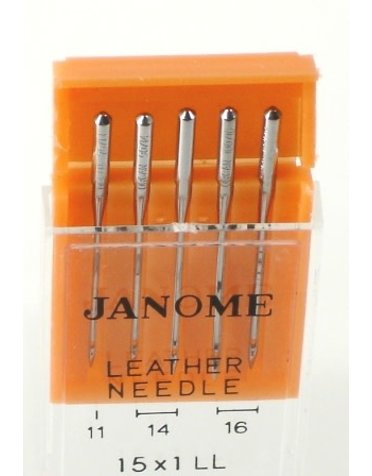 Janome Assorted Leather Needles 5/pk