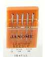 Janome Aiguilles Janome cuir/leather assorties
