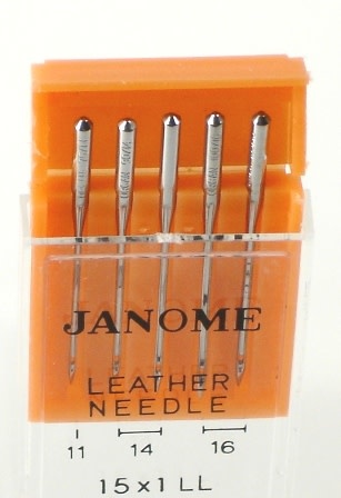 Janome Aiguilles Janome cuir/leather assorties