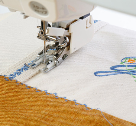 Janome Janome pied double entrainement convertible HS, 5 & 7Mm