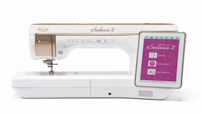 Baby Lock Demo Baby Lock sewing and embroidery Solaris 2
