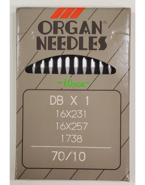 Organ Organ needle dbx1 pk 10 size 10 reg