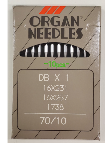 Organ Organ needle dbx1 pk 10 size 10 reg
