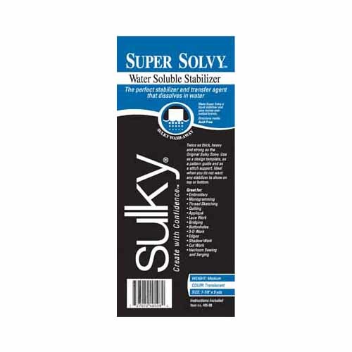 Sulky Sulky super solvy - white - 20cm x 8.25m (8″ x 9yd) roll