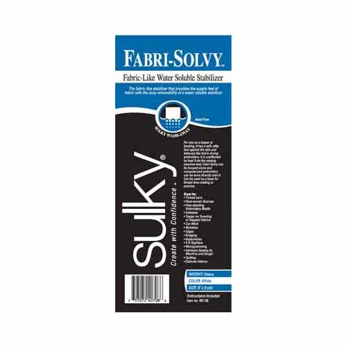 Sulky Sulky fabri-solvy - white - 20cm x 8.25m (8″ x 9yd) roll