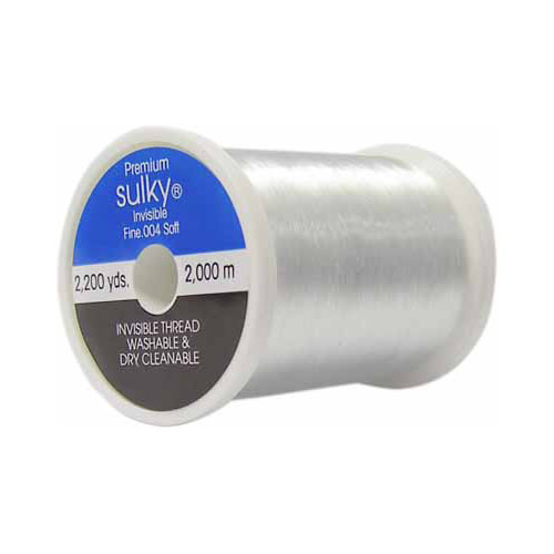  Sulky Premium Invisible Thread for Sewing, 2200-Yard, Clear  (3-(Pack))