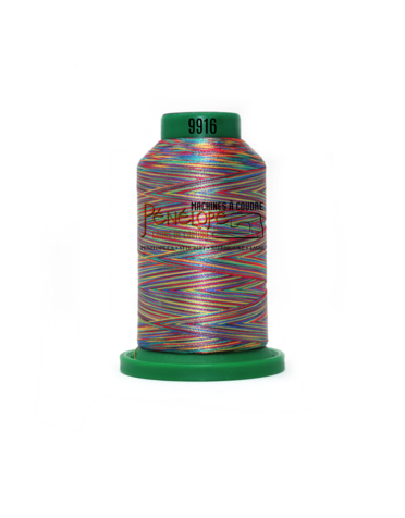 Isacord Isacord multicoloured sewing and embroidery thread 9916 1000m