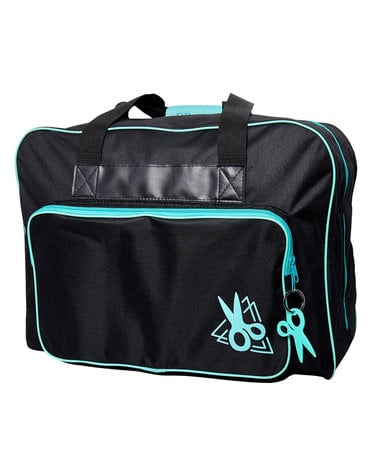 Sew Easy Sew easy sewing machine tote bags - Black & Turquoise - 44 x 20 x 38cm (17 1/4″ x 7 7/8″ x 15″)